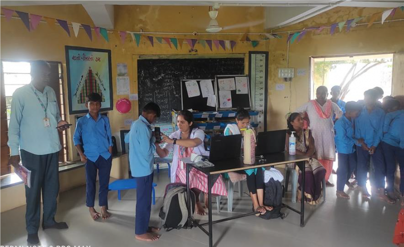 Health and Wellness outreach program in school in India